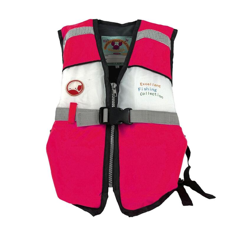 Chaleco salvavidas infantil, Color Rosa, Talla M (5-6 años)
