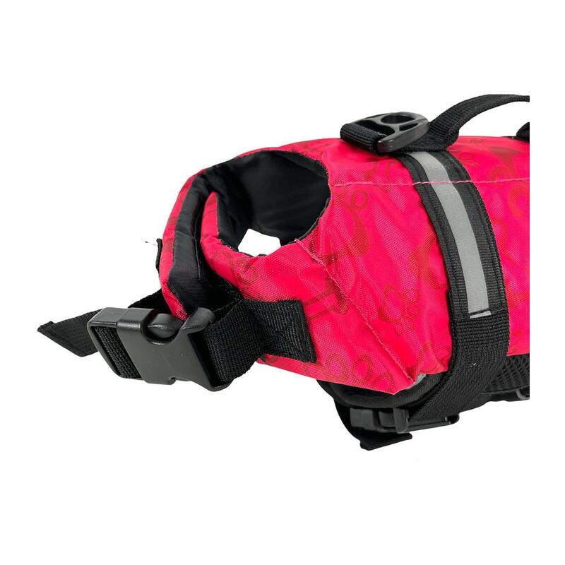 Chaleco Salvavidas Aquadog para perro, Color Rosa, Talla XS