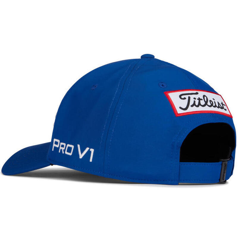 TOUR PERFORMANCE 中性超輕可調整式高爾夫球帽 - 藍色