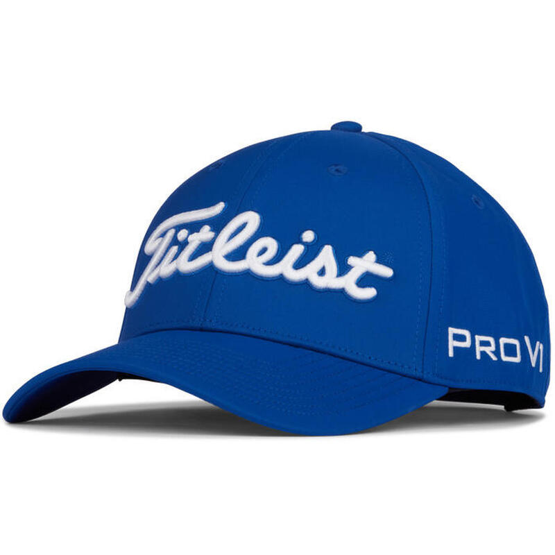 TOUR PERFORMANCE 中性超輕可調整式高爾夫球帽 - 藍色