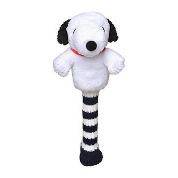 H-186 SNOOPY GOLF UTILTY WOOD HEAD COVER - WHITE