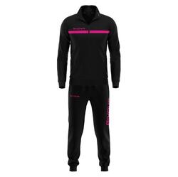 Survêtement Full Zip Noir et Rose Enfant - GIVOVA