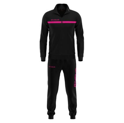 Survêtement Full Zip Homme - Givova noir, rose