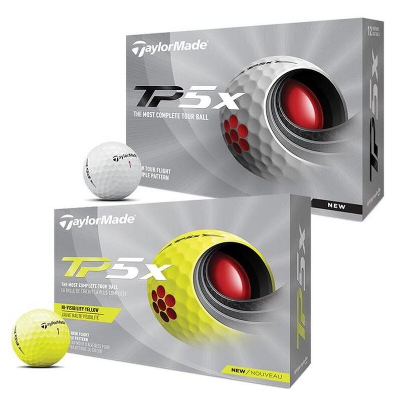 TP5X 五層高爾夫球 (12粒) - 白色