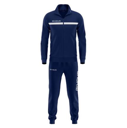 Survêtement Full Zip Homme - Givova bleu et blanc