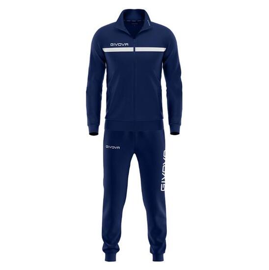 TUTA complete uomo givova blu/bianco