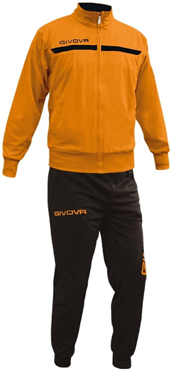 TUTA complete uomo givova arancio/nero 2/5
