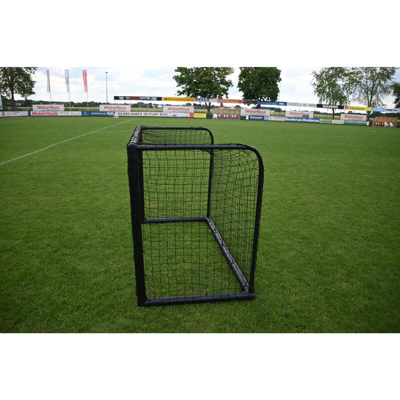 Voetbaldoel 1,8 x 1,2 m BLACK EDITION + Schietwand Spanje