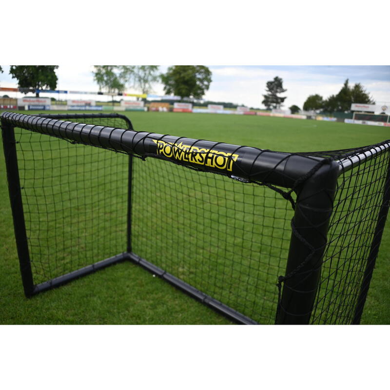 Voetbaldoel 1,8 x 1,2 m BLACK EDITION + Schietwand Spanje