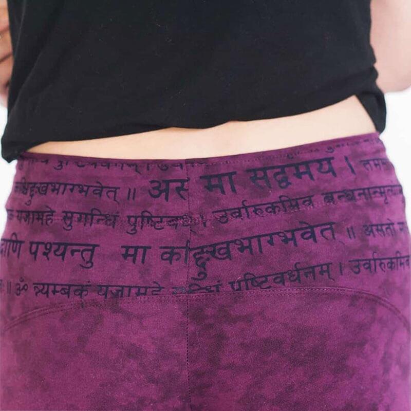 Legging yoga et Pilates Taille haute - Om Tryambakam mantra