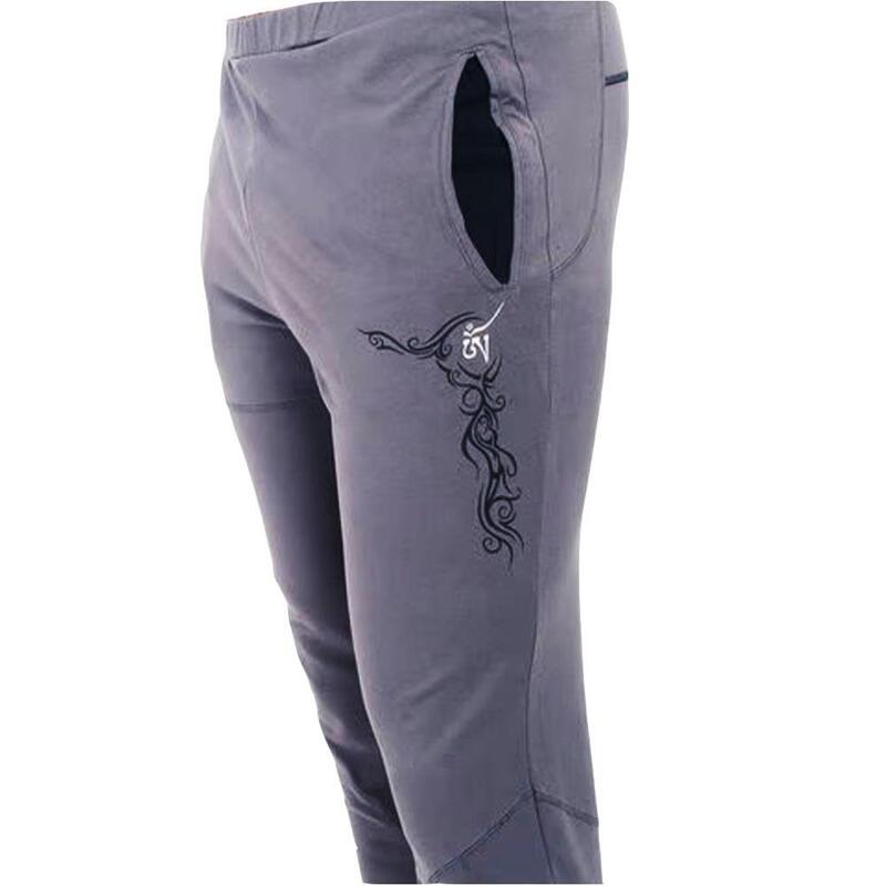 Pantalon yoga Homme - Pantalon yoga noir en coton - Achamana - Achamana