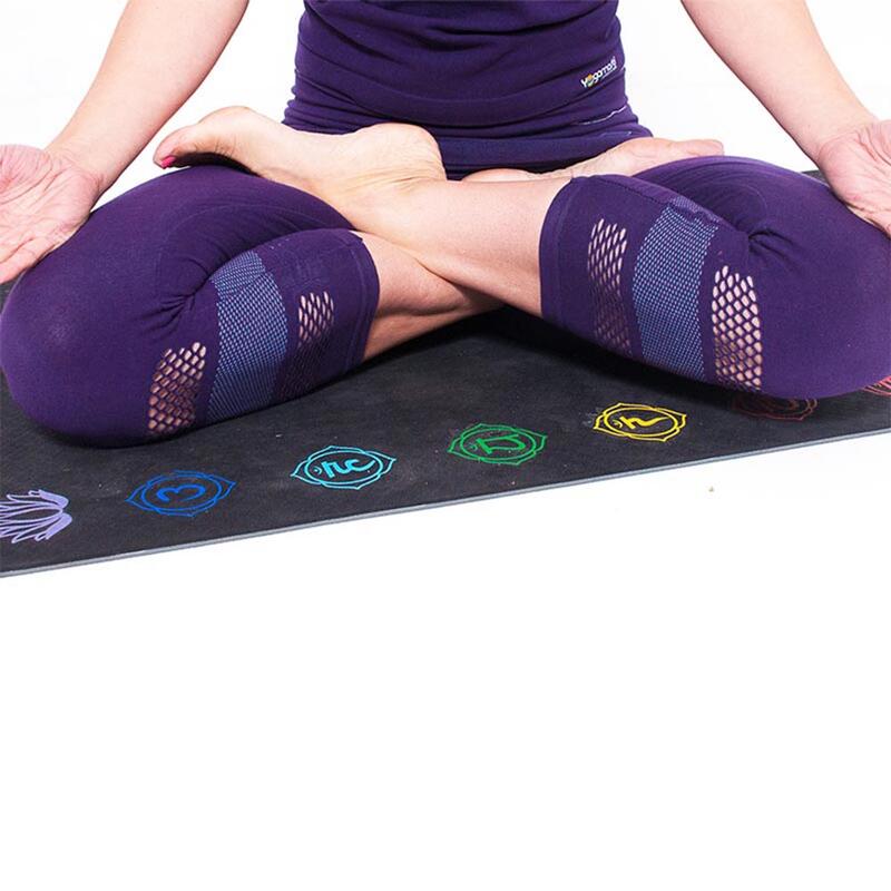 Leggings de yoga com saia sem costuras 70 % algodão biológico - Lótus violeta