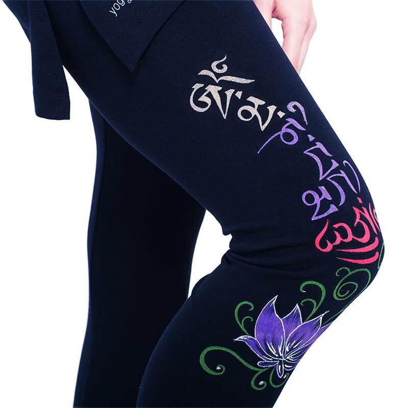 Legging yoga rok lotus mantra Om Mani Padme Hum