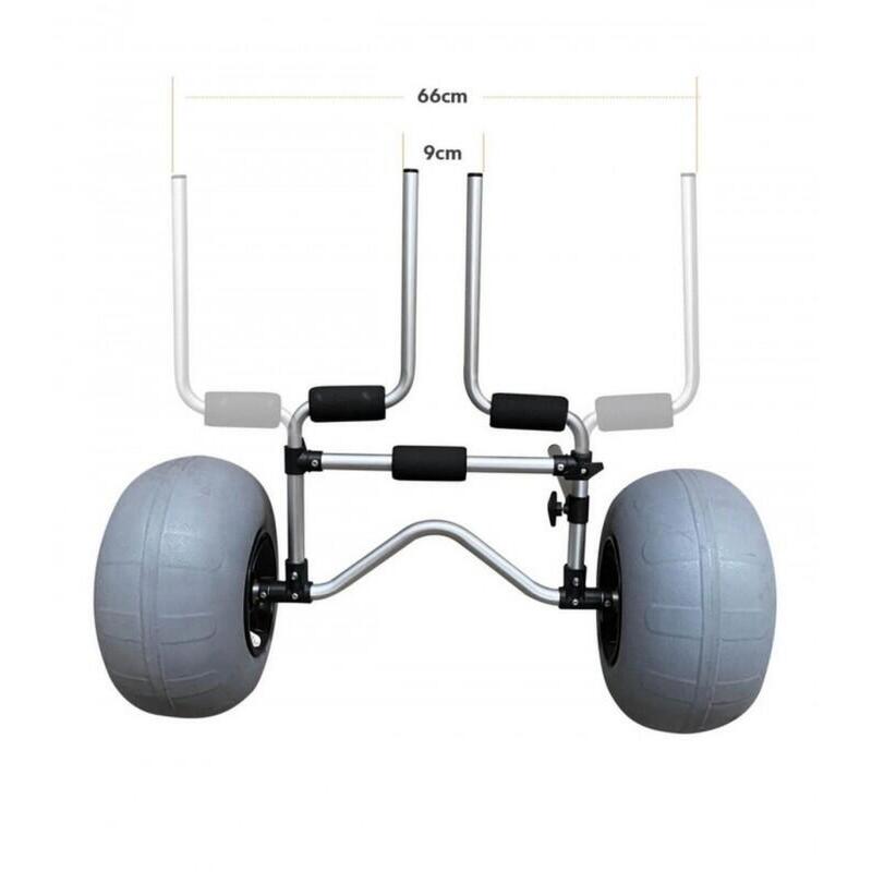 Kayak Trolley Kayak Self-Carrying Kol Outdoor CKA05 Roda Balão de 12"