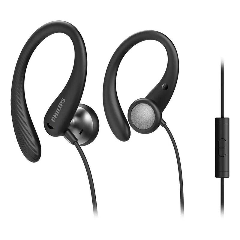 Auriculares desportivos Preto