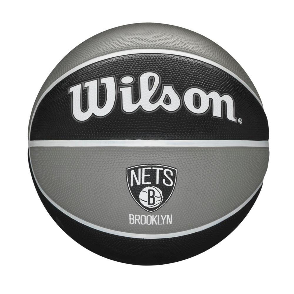 Wilson - Ballon De Basketball Wilson Nba Team Tribute – Brooklyn Nets - Ballon De Basket - Noir - 7 - Decathlon