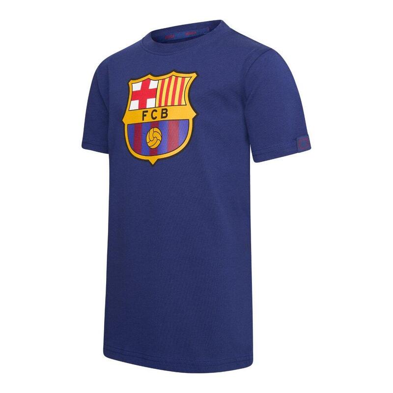 T-shirt FC Barcelona grand logo enfant