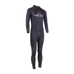 Fullbody 3/2 Neoprene Wetsuit with Shark Skin Chest Panel Super Stretch Neck Cuffs Ankles Wetsuits for Men by Aqua Polo 