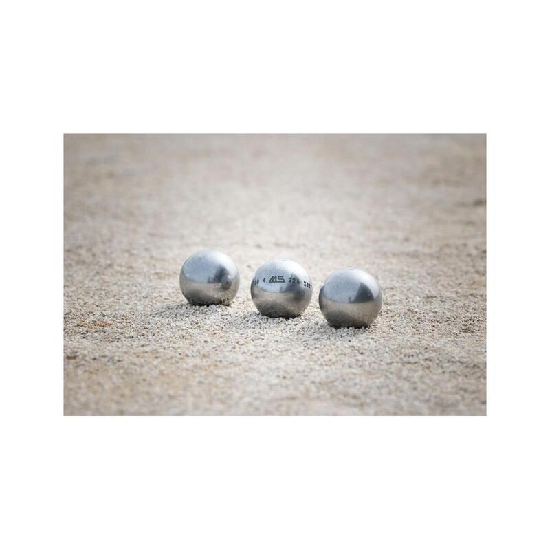 Boules de pétanque de compétition Anti Rebond - LSX LISSE INOX