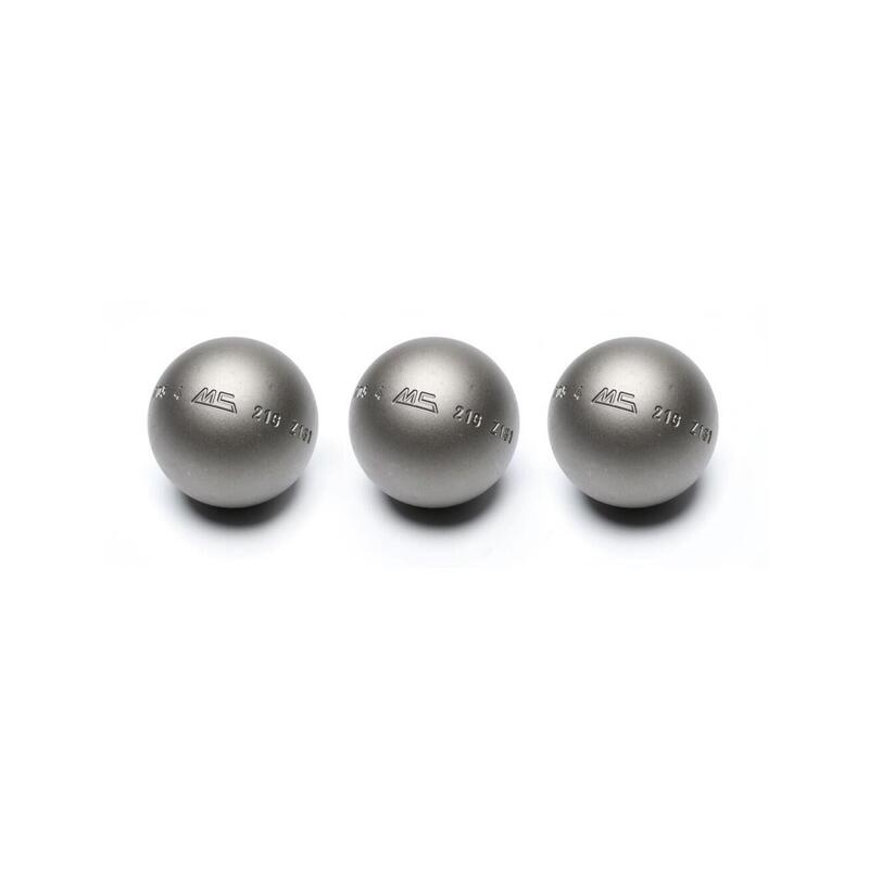 Boules de pétanque de compétition Anti Rebond - MS INOX