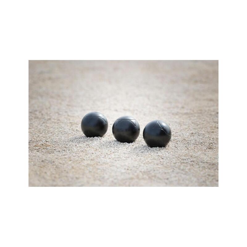 Boules de pétanque de compétition Anti Rebond - STRA Acier Striée