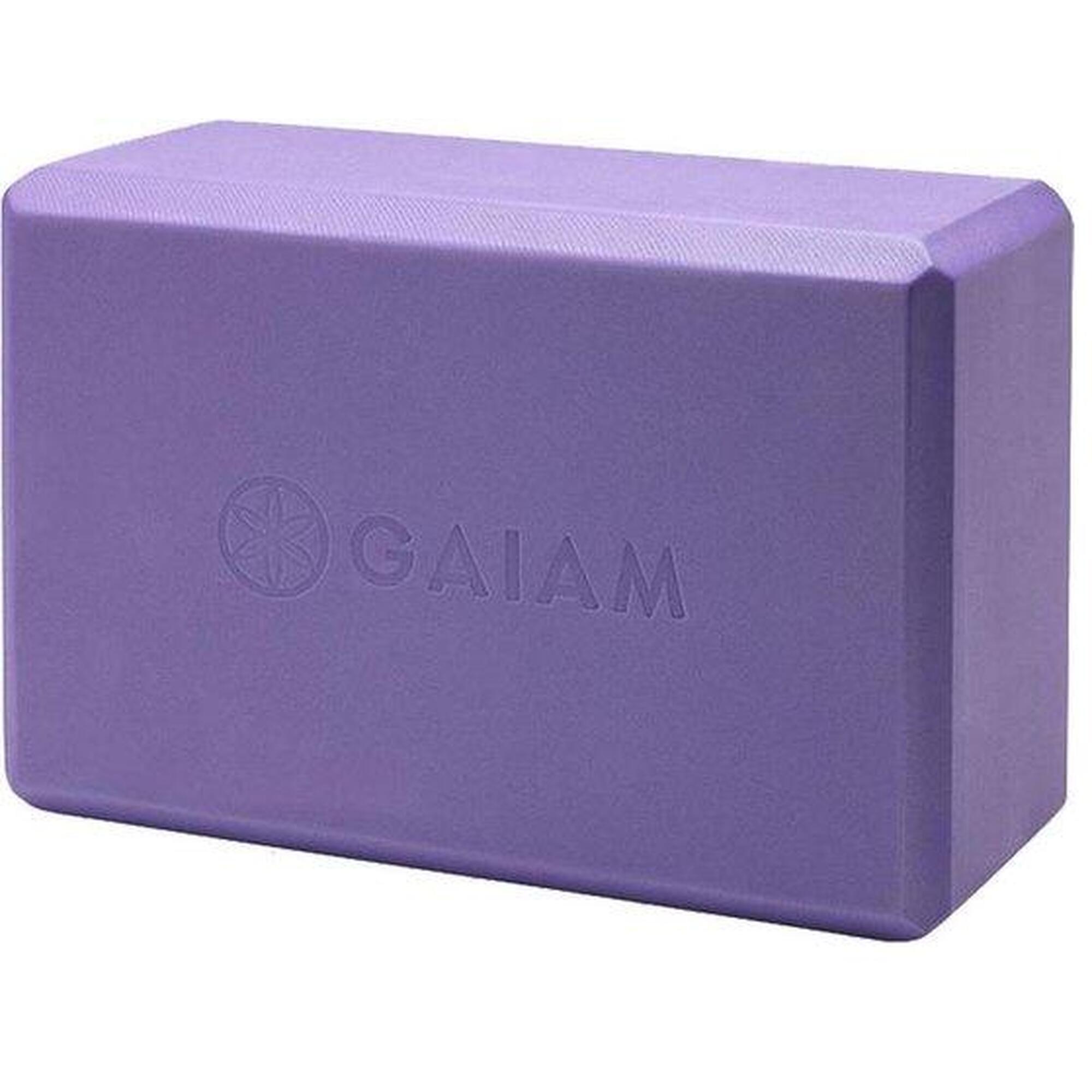 Bloc de Yoga Violet GAIAM Decathlon