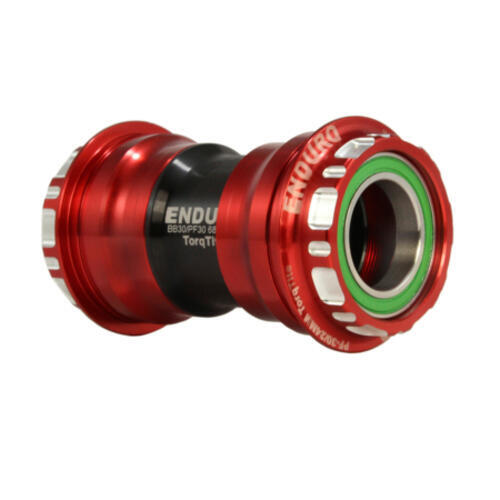 Tretlager Enduro Bearings TorqTite BB A/C SS-PF30-24mm-Red