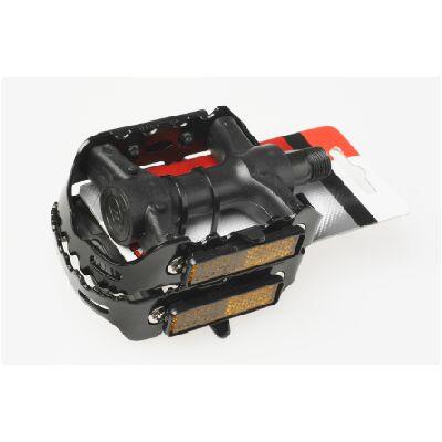 Simson pedalen Sport Comfort 9/16 inch staal zwart