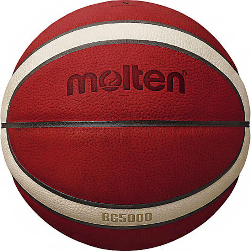 Minge baschet Molten B6G5000 oficiala FIBA, piele naturala, marime 6