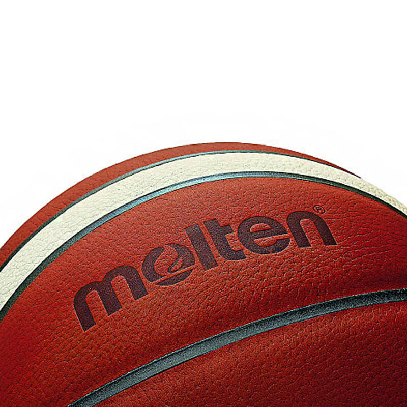 Minge baschet Molten B6G5000 oficiala FIBA, piele naturala, marime 6