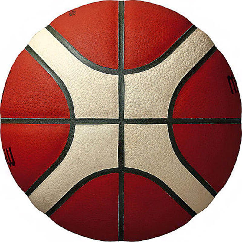 Minge baschet Molten B6G5000 oficiala FIBA, piele naturala, marime 6