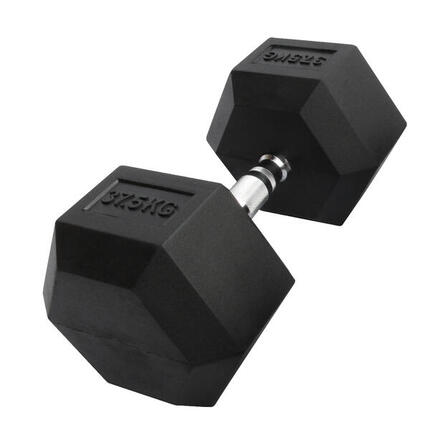 Haltère hexagonal "Hex Dumbbell" en caoutchouc GladiatorFit