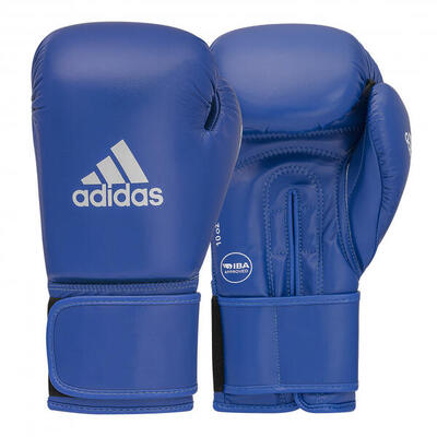 adidas IBA Boxing Gloves blau. IBAG1