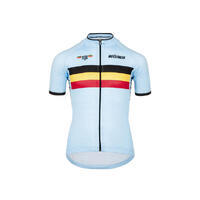 Maillot Cycliste pour Enfants - Bleu - Officiel Equipe Belgique (2022)