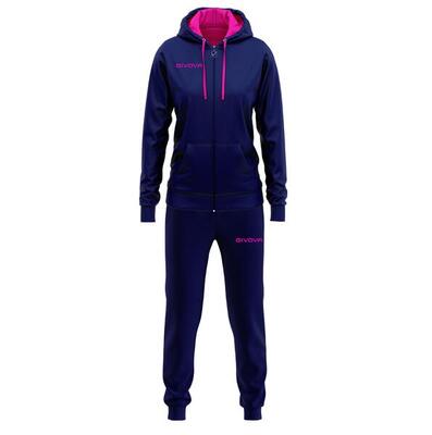 TUTA complete uomo ( acetato-poliestere) givova blu/fuxia