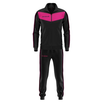 Survêtement Full Zip Homme/mixte - Givova noir et rose