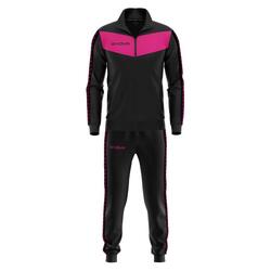 Survêtement Full Zip Homme/mixte - Givova noir et rose