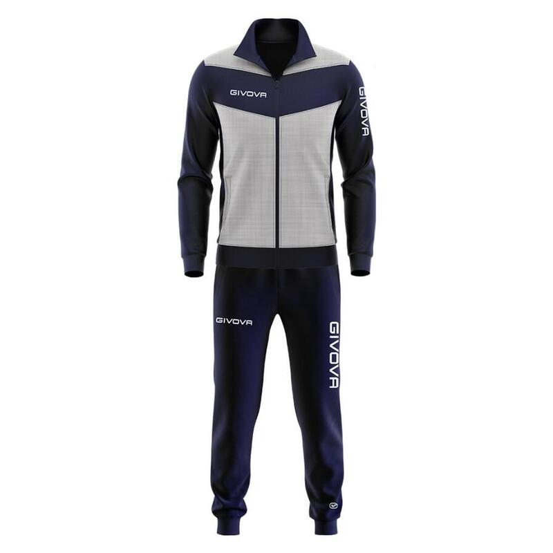 Trening Givova Visa Luxury, gri/bleumarin, 3XL