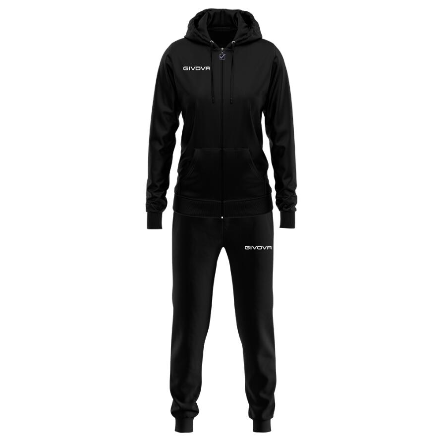 GIVOVA TUTA complete donna ( acetato-poliestere) givova nero/nero