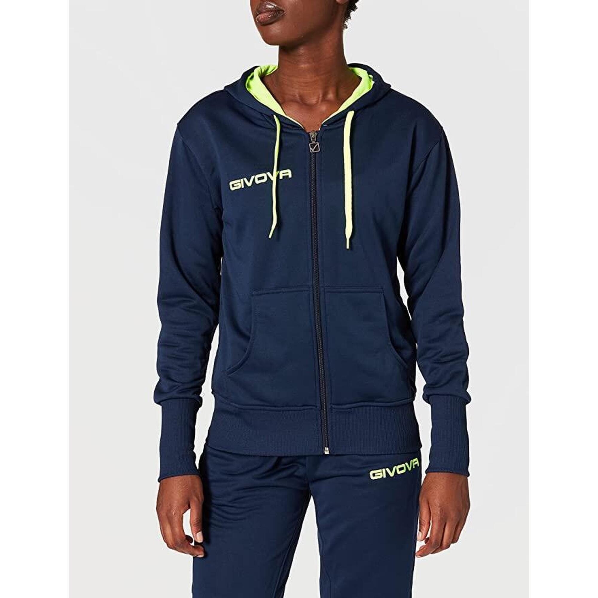 Trening damă Relax Givova Lady, Bleumarin/Galben fluo, S