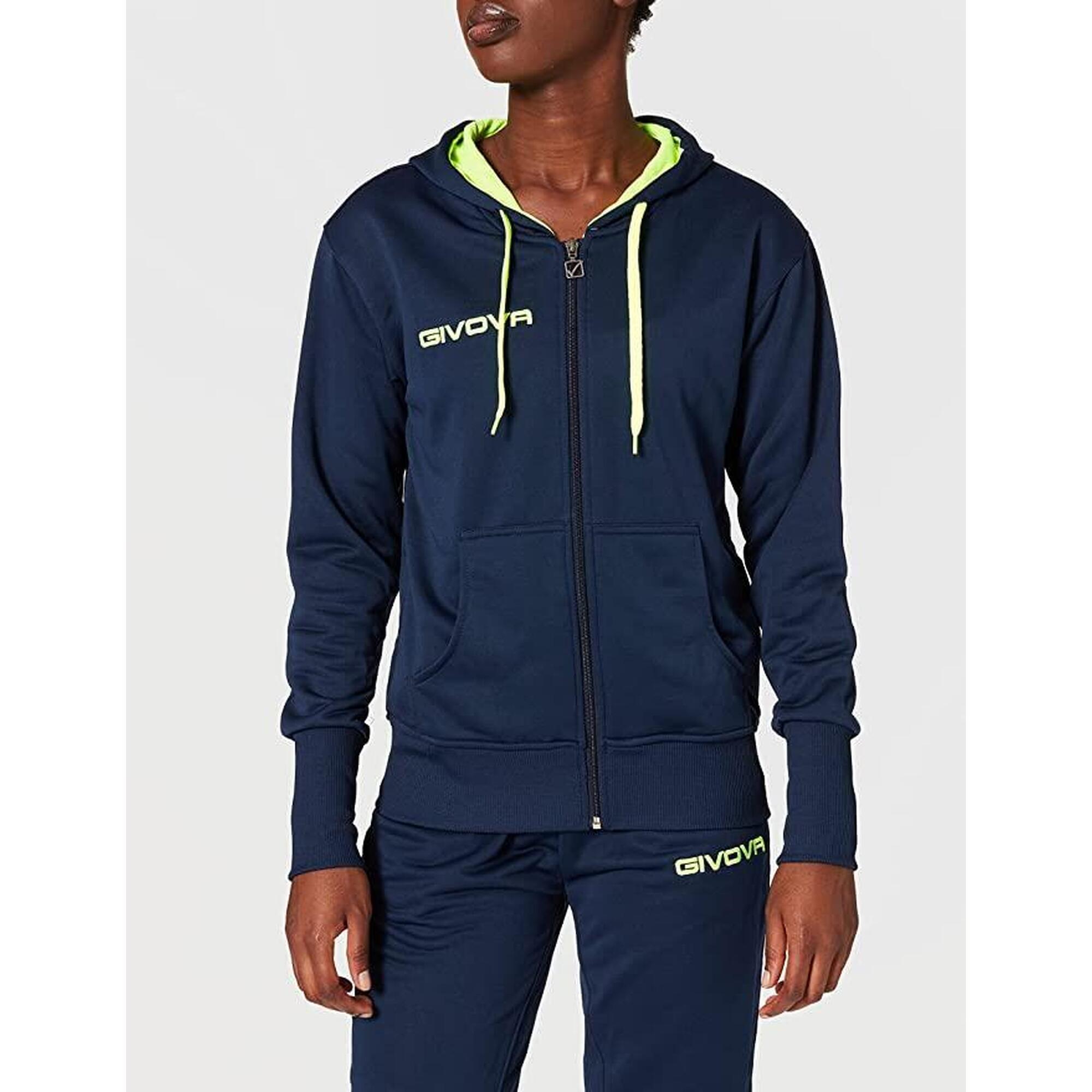 Trening dama, Relax Givova Lady, Bleumarin/Galben fluo, 2XL