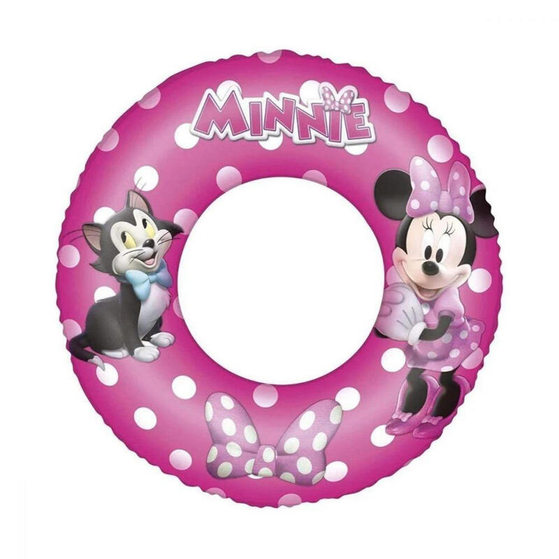 Colac de inot gonflabil pentru copii, Bestway, Disney Minnie, diametru 56 cm