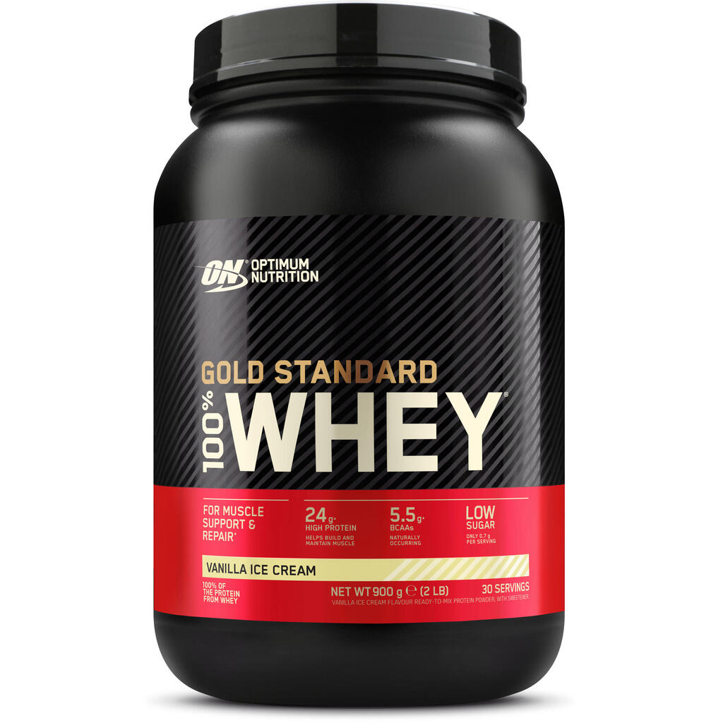 Vanilla ice cream protein Optimum Nutrition Gold Standard 100% Whey