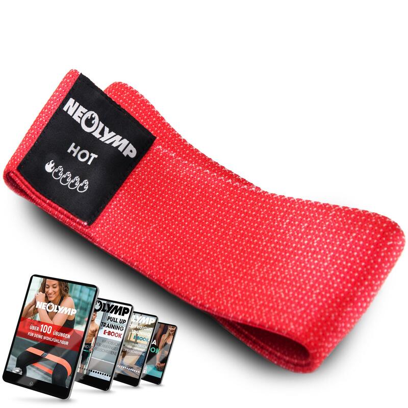 Fitnessbanden Mini - niveau 1 (rood)