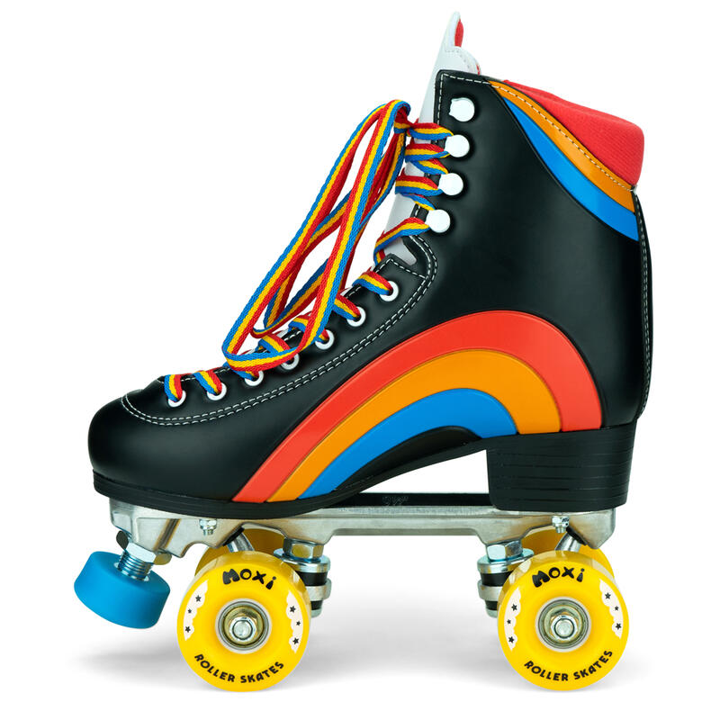 Rainbow Rider Quad Roller Skates - Black