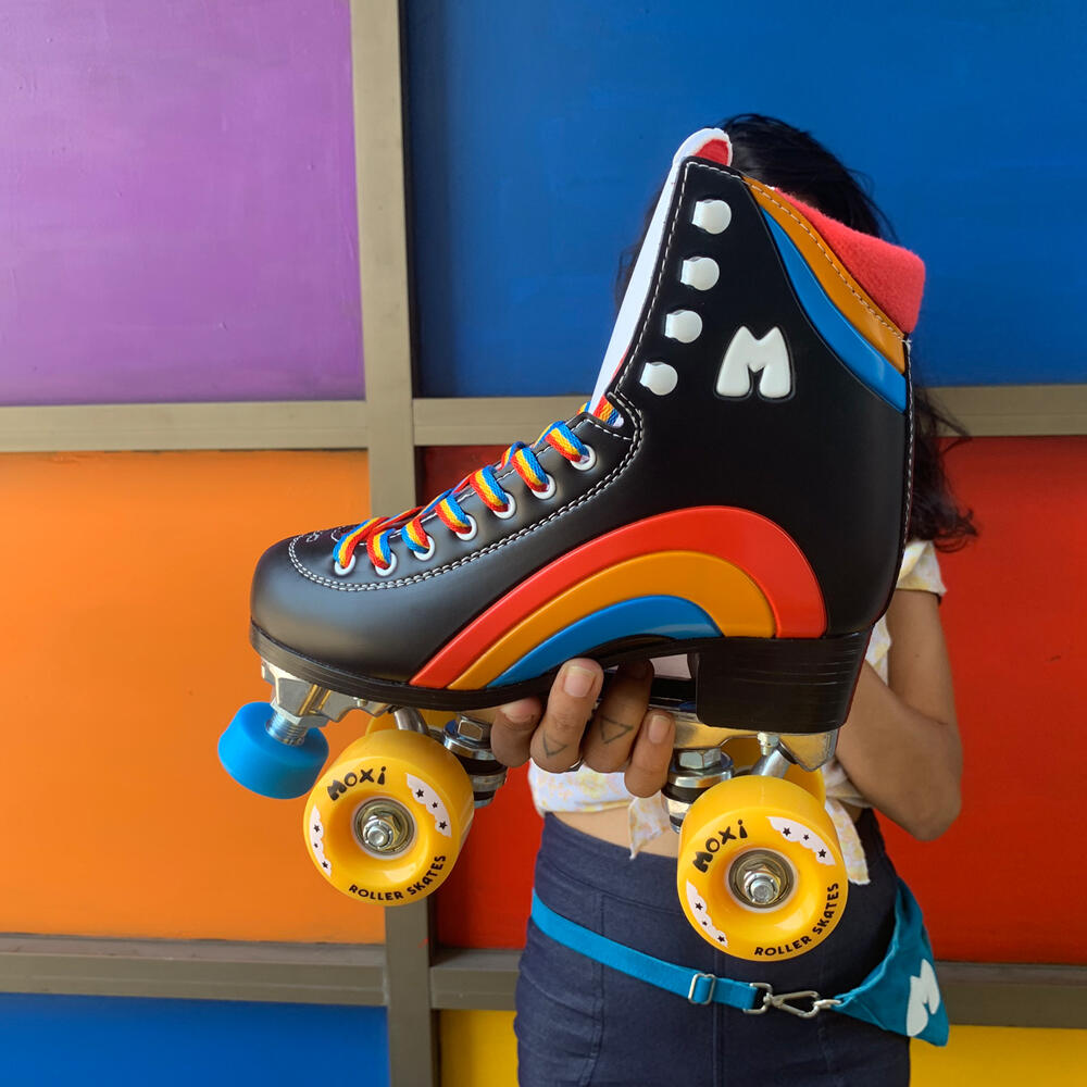 Rainbow Rider Quad Roller Skates - Black 4/5