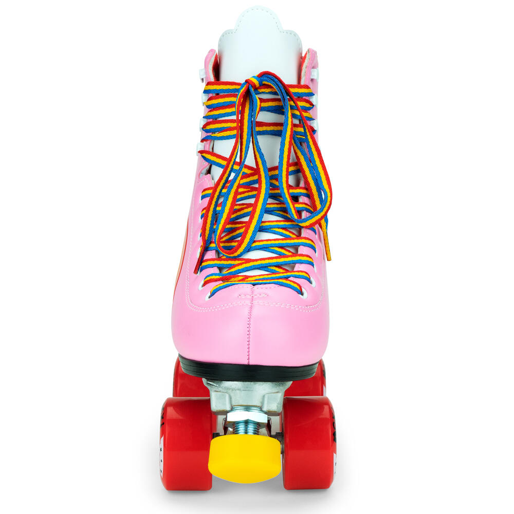 Rainbow Rider Quad Roller Skates - Bubble Gum Pink 3/5