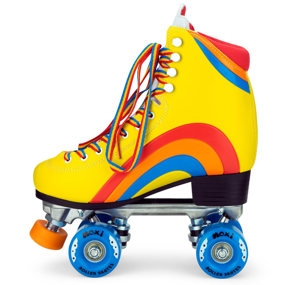 Rainbow Rider Quad Roller Skates - Sunset Yellow 2/5