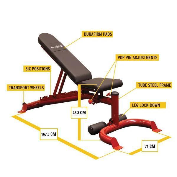 Trainingsbank - Leverage Gym Bench GFID100