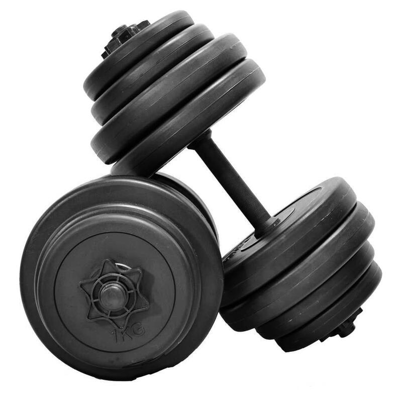 Force 3 - incl. verstelbare dumbbellset 28 kg - Trainingsbank